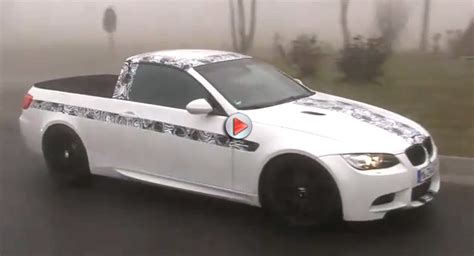 VIDEO: BMW M3 Pickup Truck Filmed Out on the Road | Carscoops