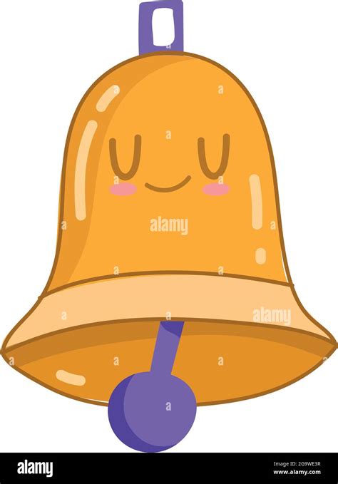 Cute Bell Cartoon Stock Vector Image And Art Alamy