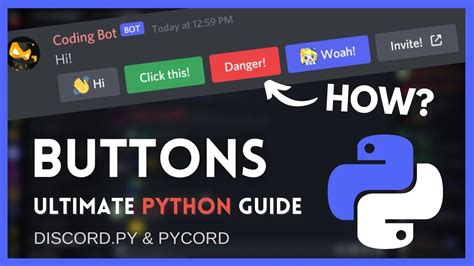 Buttons In Discordpy And Pycord The Ultimate Python Guide