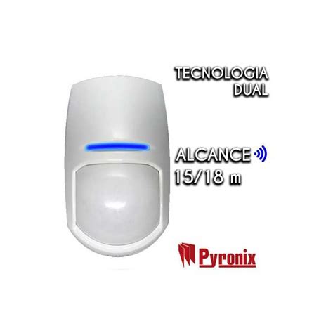 Detector Pyronix Interior De Doble Tecnolog A Grado Con Antimasking