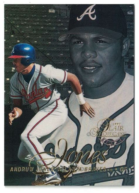 1997 Flair Showcase Row 2 1 Andruw Jones Atlanta Braves EBay