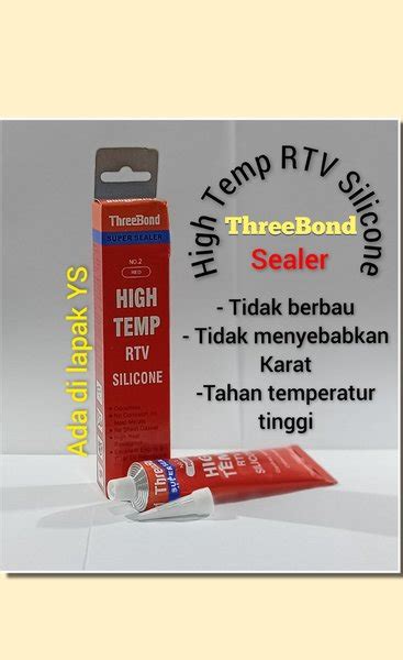 Jual Threebond Lem Silicone Sealer Rtv High Temp 75 G Di Lapak Lapak Ys