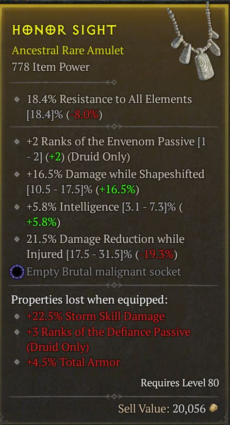 Envenom Amulet Topic D2jsp