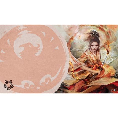 L5r The Soul Of Shiba Playmat