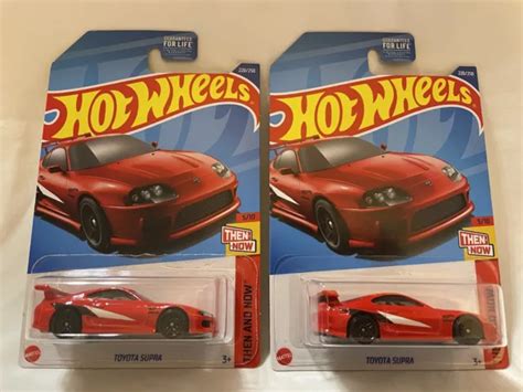 HOT WHEELS TOYOTA Supra Then And Now Jdm Free Boxed Shipping M Case