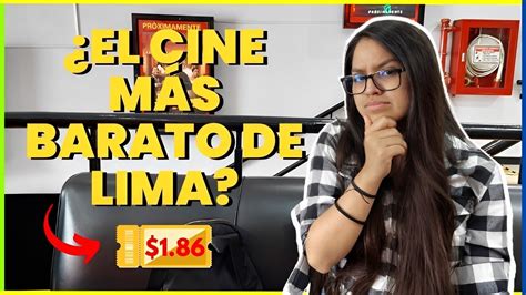 Este Es El Cine M S Barato De Lima Vale La Pena Youtube