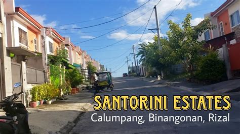 MORNING WALK WITH KIDS AT SANTORINI ESTATES BINANGONAN - YouTube