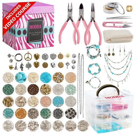 Jewelry Making Kit With Video Course for Making Bracelets - Etsy