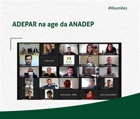 ADEPAR na age da ANADEP ADEPAR Associação das Defensoras e