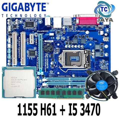 Jual Mobo LGA 1155 H61 GIGABYTE Plus PROCESSOR CORE I5 3470 Dan RAM 4GB