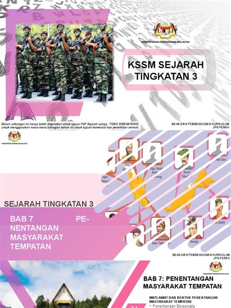 Kssm Sejarah Tingkatan 3 Bab 7 Pdf