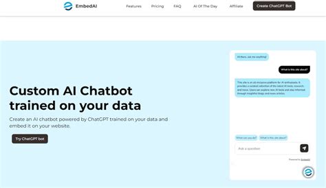Embedai Chatgpt F R Deine Website