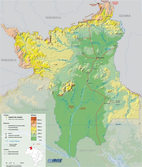 Mapas Do Estado De Roraima Fox Press™