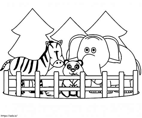 Zoo Animals To Print coloring page