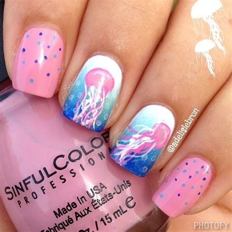 Awesome 46 Creative Ocean Nail Art Design Ideas Best For Summer Beach