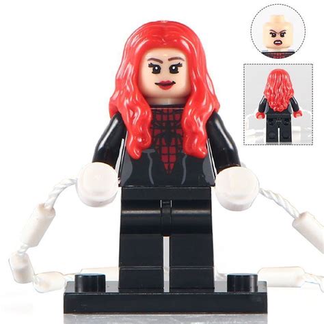 Minifigure Spider Woman Marvel Super Heroes Building Lego Blocks Toys