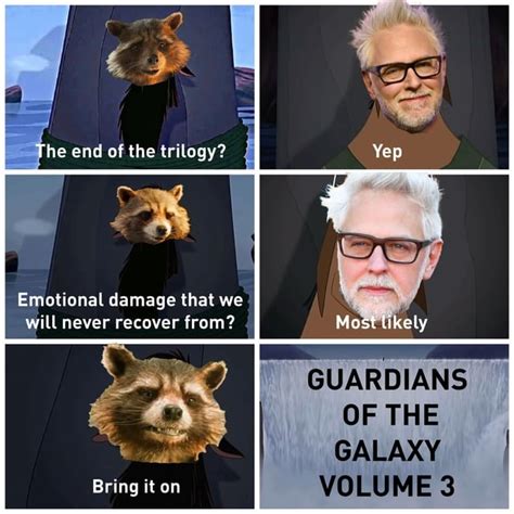 Guardians Of The Galaxy Volume 3 In A Nutshell Meme By Kmat97