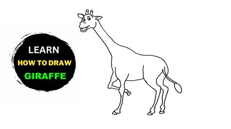 How To Draw A Giraffe Step By Step Techniques For Drawing A Giraffe Youtube