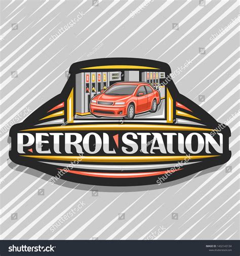 Vector Logo Petrol Station Black Decorative Stock Vector (Royalty Free ...