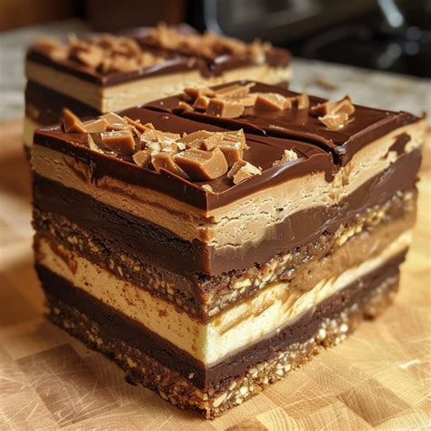 Chocolate Peanut Butter Cheesecake Bars Delectable Recipe