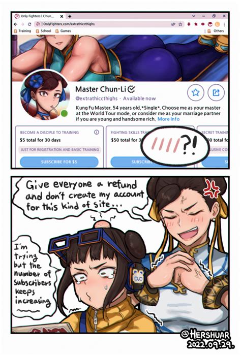 Chun Li And Li Fen Street Fighter And 2 More Drawn By Hershuar Danbooru