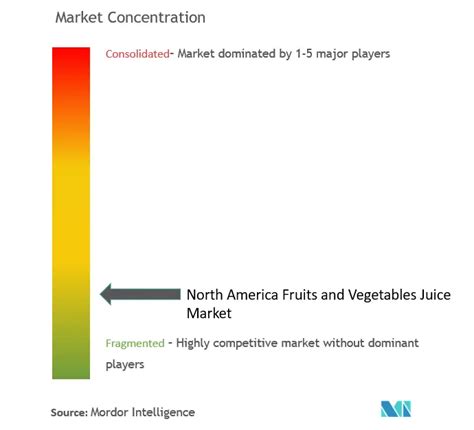 Quota Di Mercato Dei Succhi Di Frutta E Verdura In Nord America