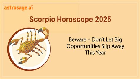 Scorpio Horoscope 2025 Accurate Predictions