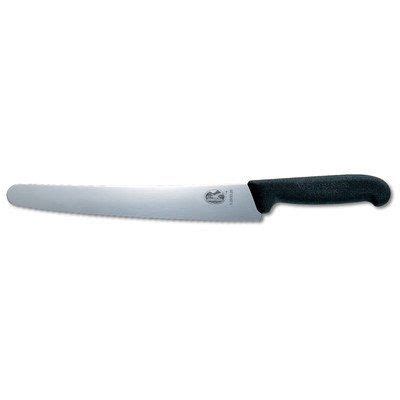 Victorinox Inch Wavy Bread Knife Black Fibrox Handle