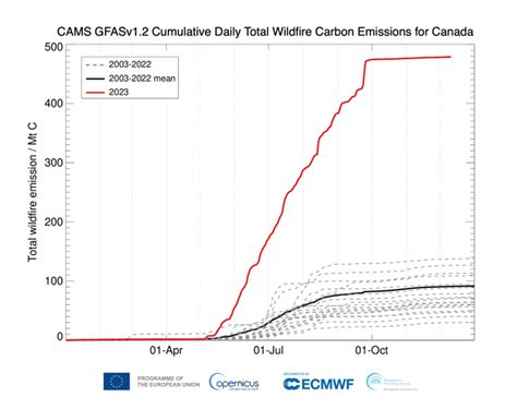 2023: A year of intense global wildfire activity | Copernicus