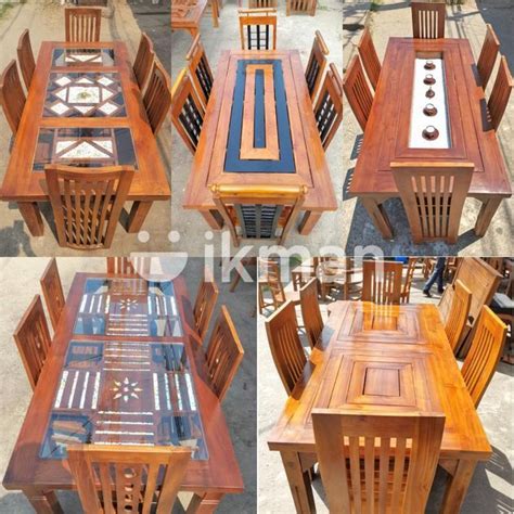 Teak Heavy Dining Table And Chairs Code For Sale Kaduwela Ikman