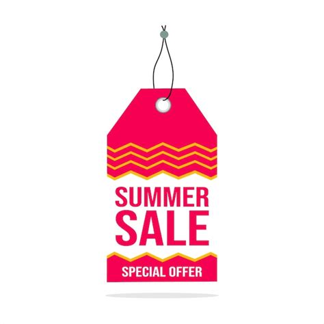 Premium Vector Summer Sale Tag And Special Offer Tag Png And Vector Image