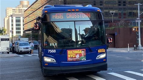 MTA MaBSTOA 2019 New Flyer XD40 7568 On The M66 To Yorkville At W