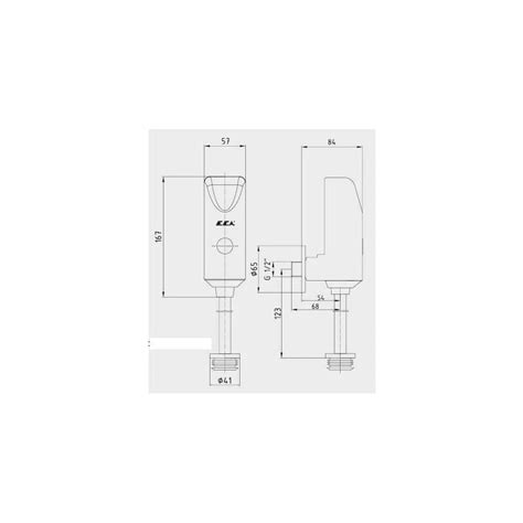 Смывное устройство для писсуара E.C.A. 108111001EX купить в СПб