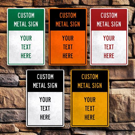 Metal Parking Sign – iCustomLabel