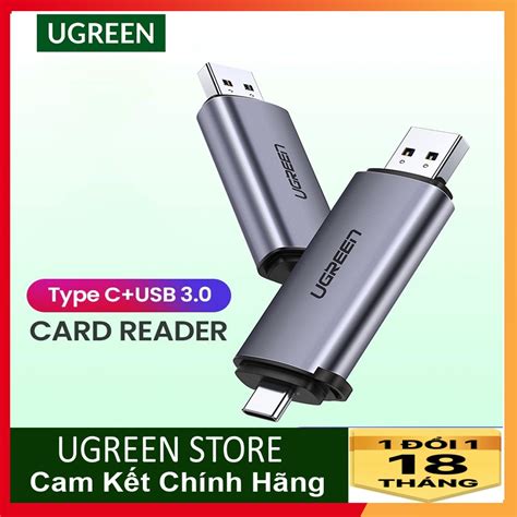 Ugreen Genuine Usb Type C And Usb Sd Tf Memory Card Reader