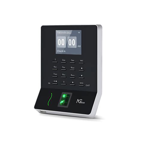 Ngteco Fingerprint Time Clock W Biometric Employee Time Attendance