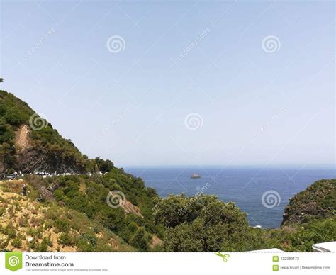 Jijel beach stock image. Image of jijel, blue, beach - 122383173 ...