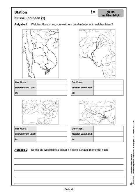 Stationenlernen Erdkunde Klasse