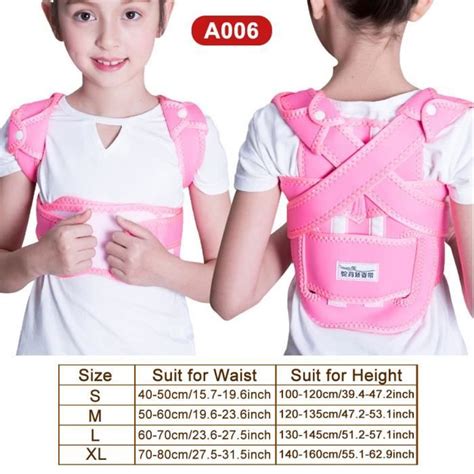 Protege Dosa Pink S Corset R Glable Correcteur De Posture Pour Les