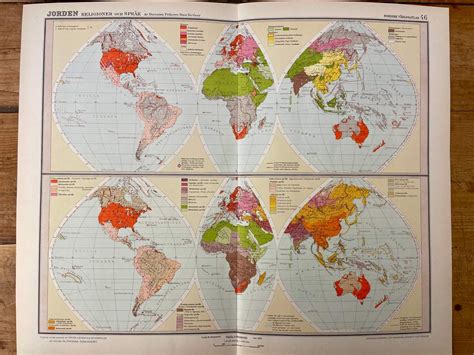 Se Produkter Som Liknar Fin Antik Karta Nordisk P Tradera