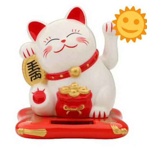 Jual Boneka Kucing Keberuntungan Maneki Neko Fengshui Kucing Hoki