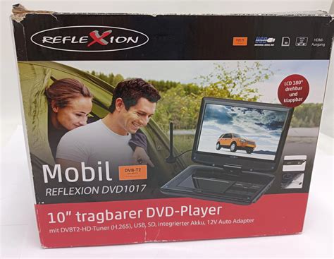 PRZENOŚNY ODTWARZACZ DVD REFLEXION DVD1017T2HD KOMPLET Odtwarzacze