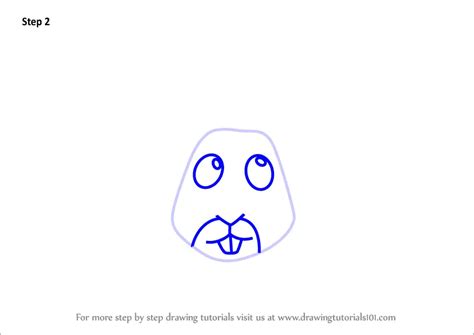 Learn How to Draw a Rabbit Face for Kids (Animal Faces for Kids) Step by Step : Drawing Tutorials