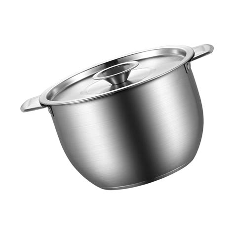 Stainless Steel Mixing Bowls Metal Nesting Bowls With Lid For Space