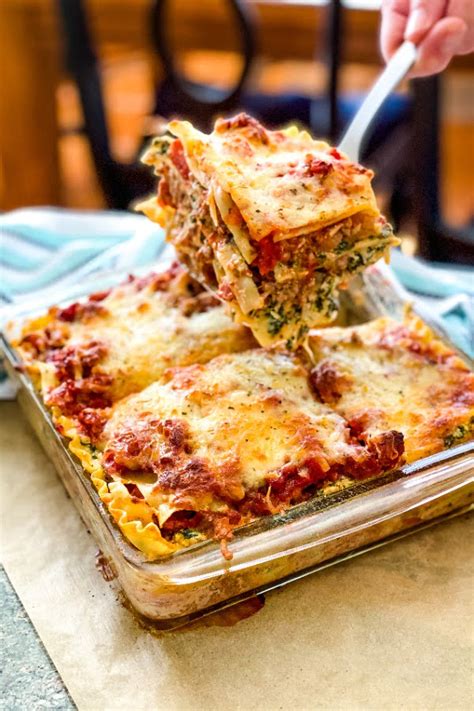 Spinach And Sausage Lasagna Recipe Easy Compare Cheap