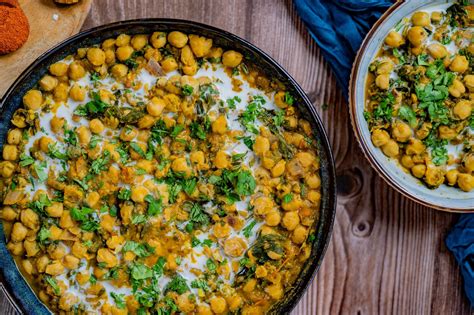 Creamy Chickpea Spinach Curry Rveganfoodporn