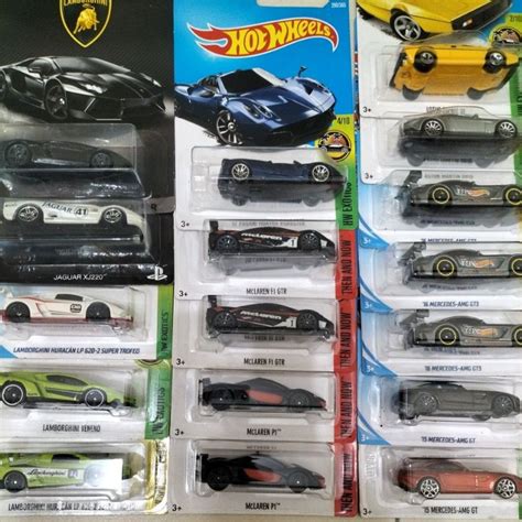 Hot Wheels Supercar Mercedes Amg Bmw M Pagani Hayra Lamborghini Jaguar Shopee Malaysia