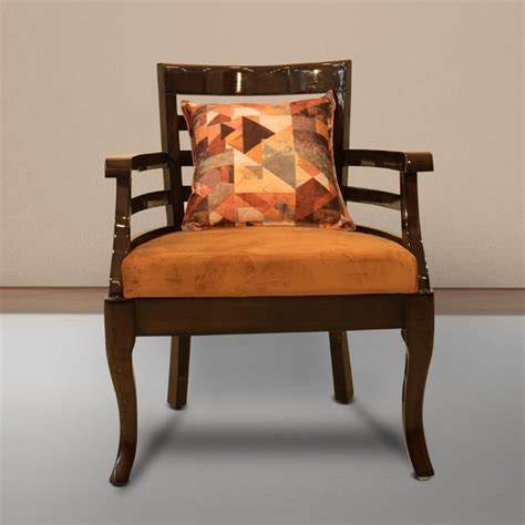 Modern Teak Wood Sofa Chair With Cushion At Rs 25000 In Howrah ID