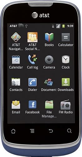 Best Buy At T Gophone Fusion No Contract Mobile Phone Black U