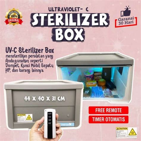 Promo Uv Sterilizer Box Kotji Care Uvc Box Remote Kotak Steril